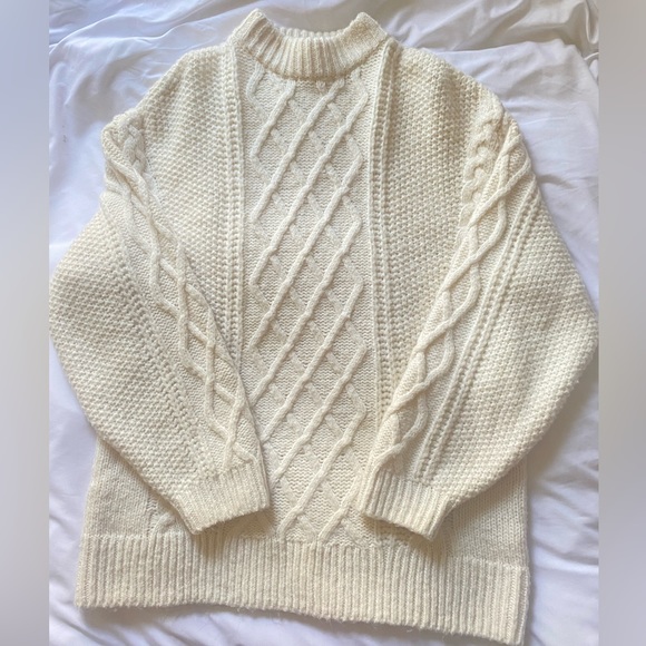 H&M Sweaters - oversized cable knit rory gilmore sweater :)